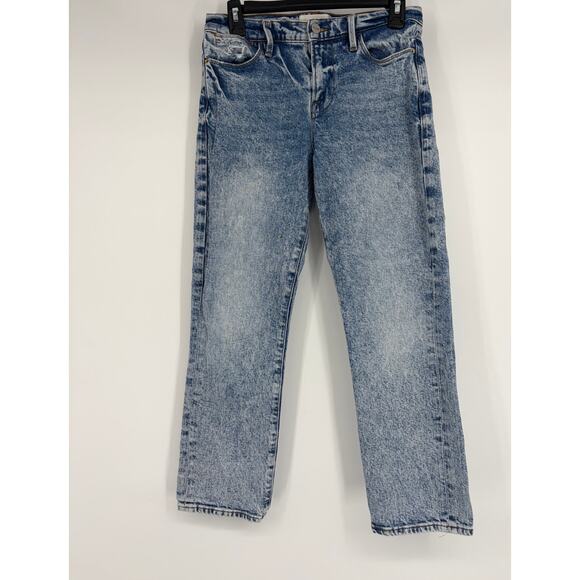 Frame Le High Straight jeans Lombard acid - Picture 4 of 11